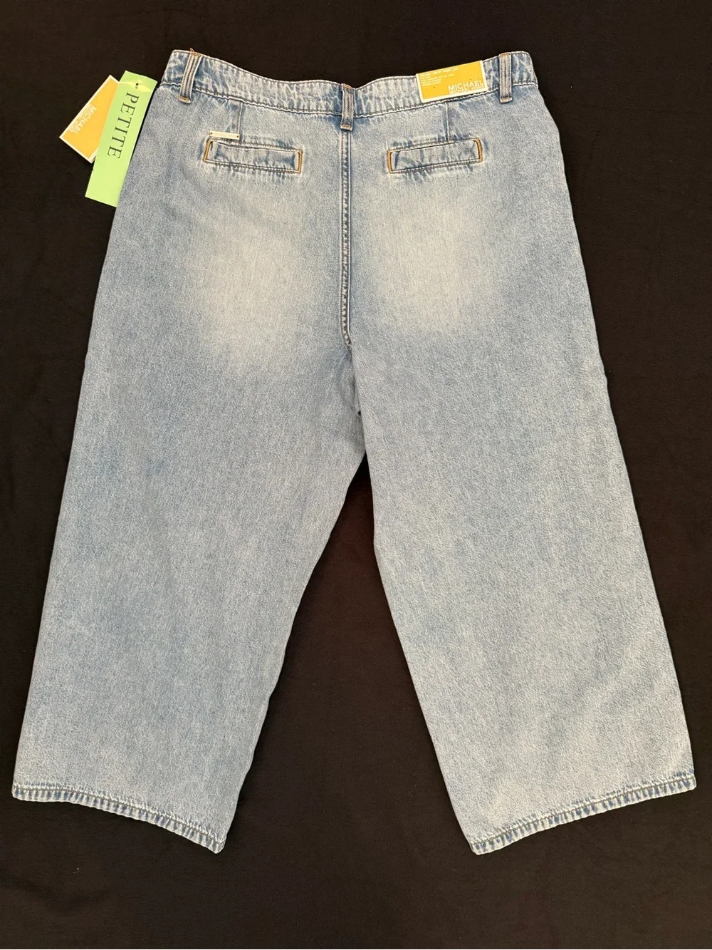 Michael Kors Selma Crop Wide Leg Jeans Women’s High Rise Size 12P NWT